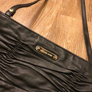 Michael Kors Black Leather Clutch